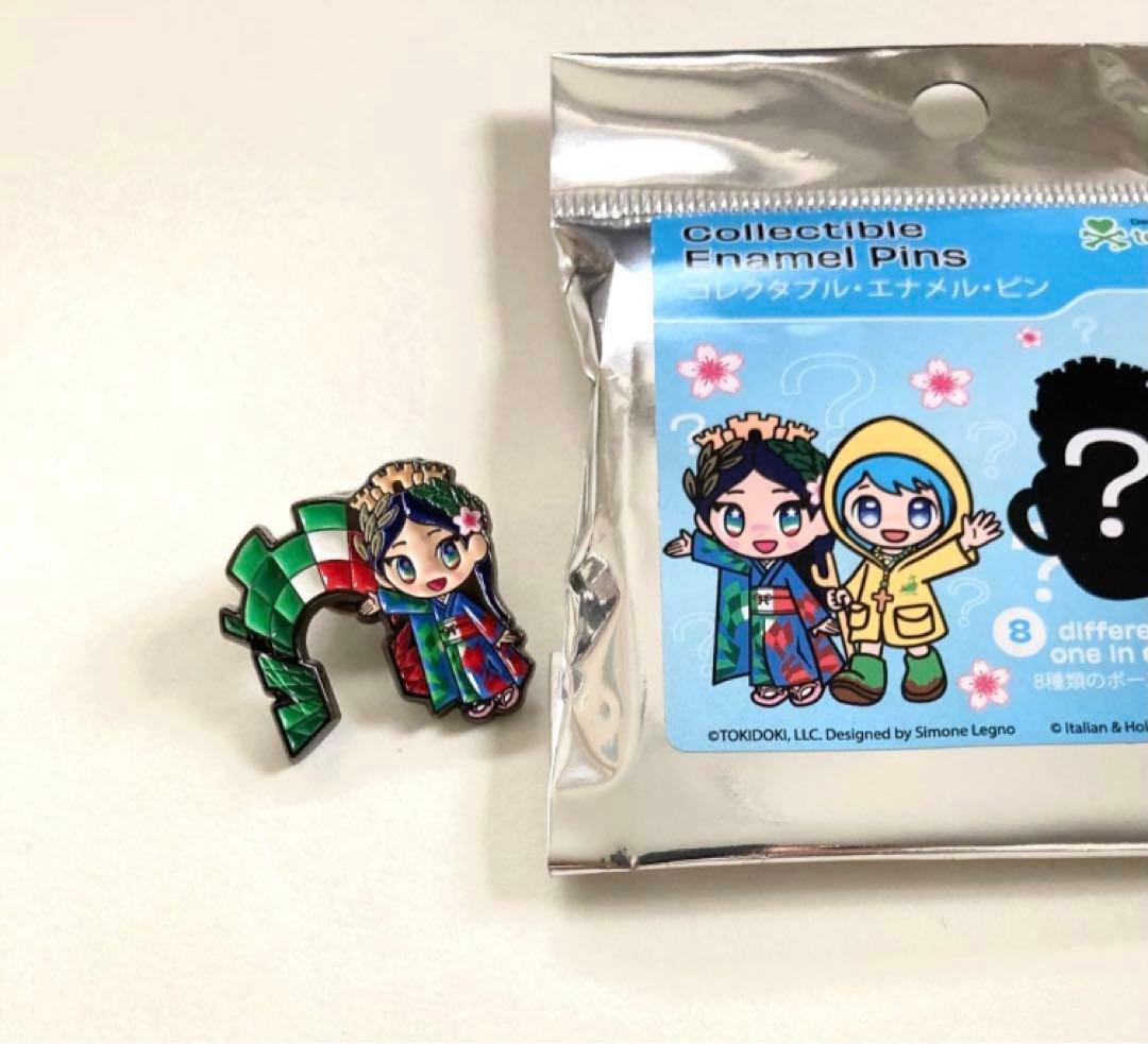 イタリア館　大阪・関西万博　ピンバッチ　イタリアちゃん