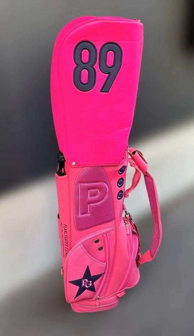 PEARLY GATES ピンク キャディバッグ 46 インチ対応(9型)