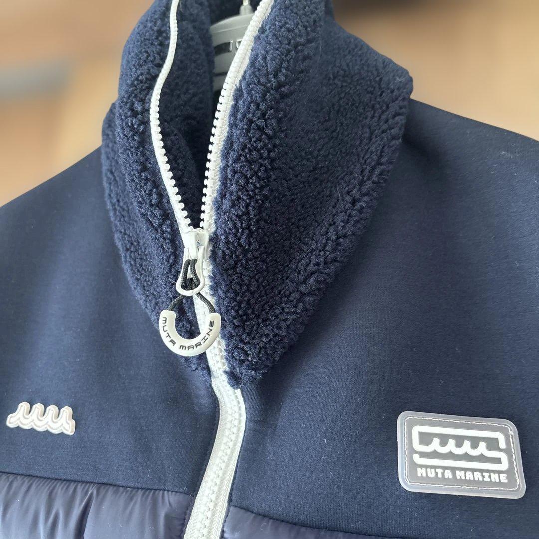 ピ*ロ様 MUTA MARINE ダウンベスト ネイビー　サイズ6