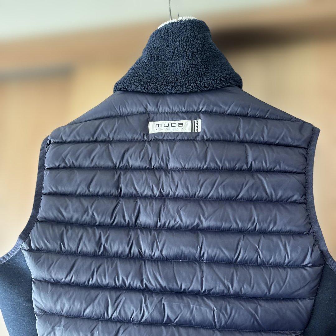 ピ*ロ様 MUTA MARINE ダウンベスト ネイビー　サイズ6