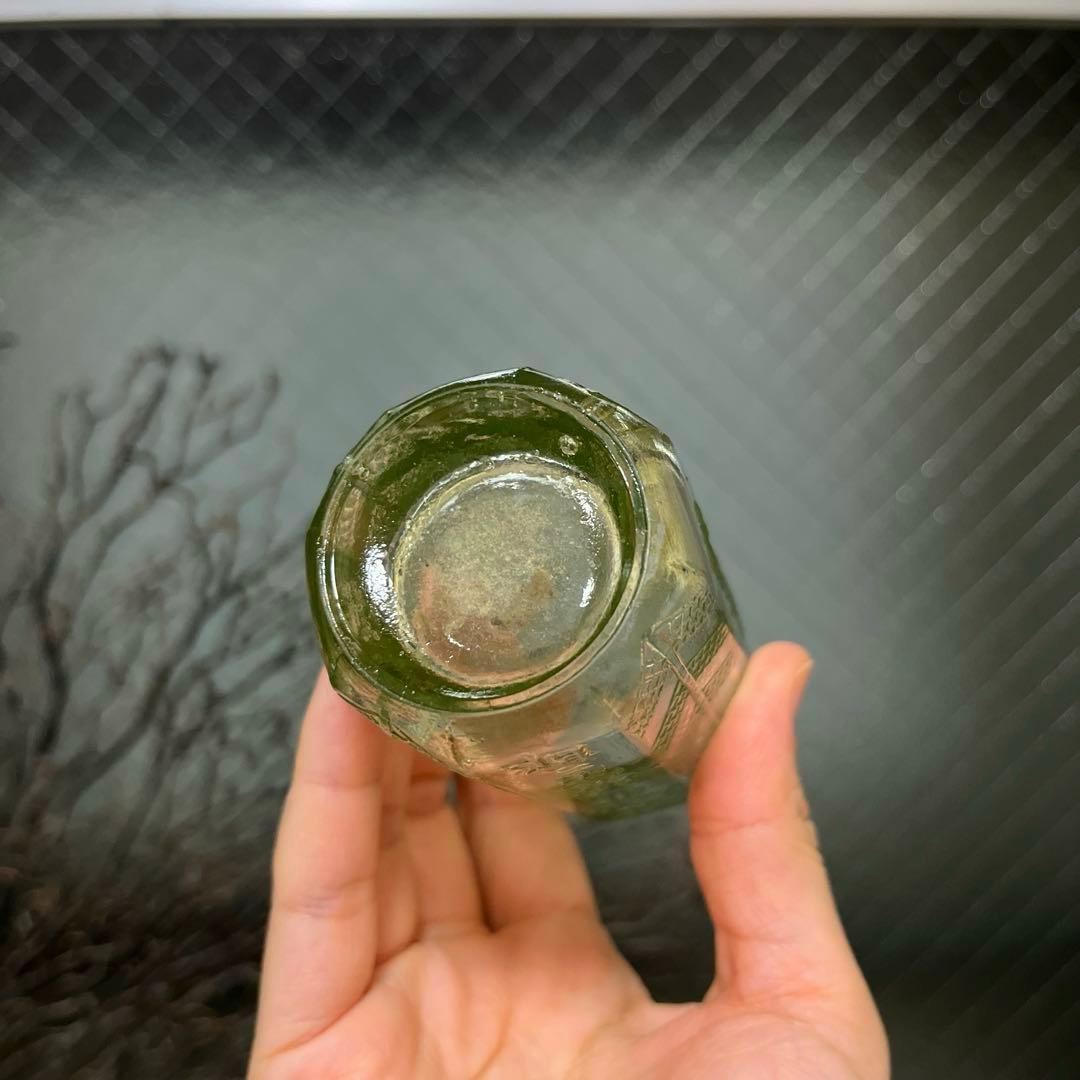骨董　大正　炭酸飲料瓶　伊藤常三郎　星矢印※レモンサイダー　飴色ゆらゆら瓶ウラン
