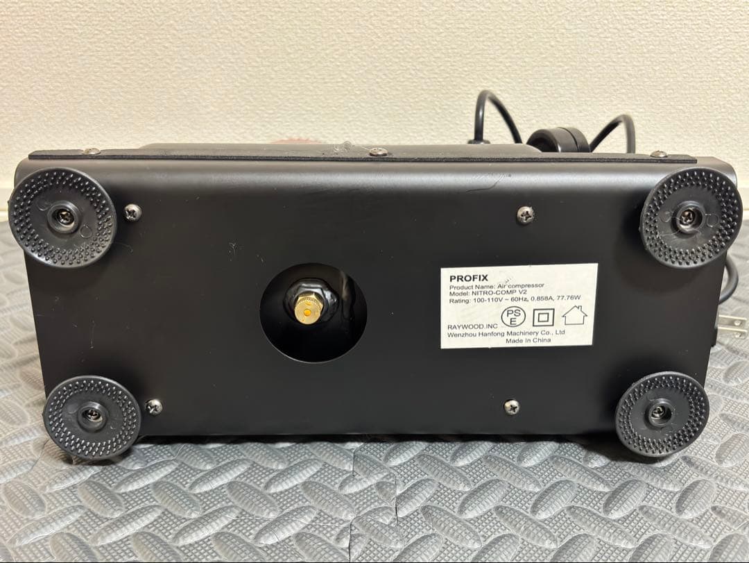 エアブラシ用コンプレッサーV2＋4WAY分岐＋クランプ式ホルダー まとめ売り