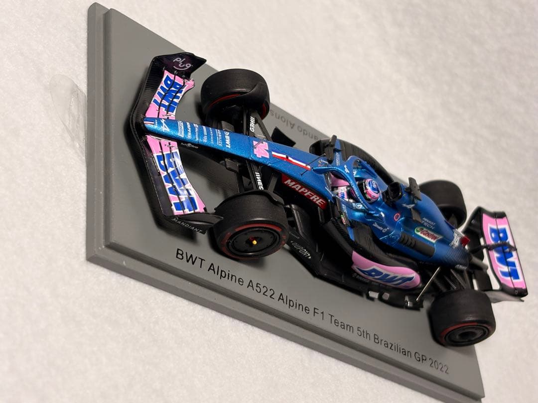 アルピーヌ Alpine A552 アロンソ　ブラジルGP 5位　直筆サイン入