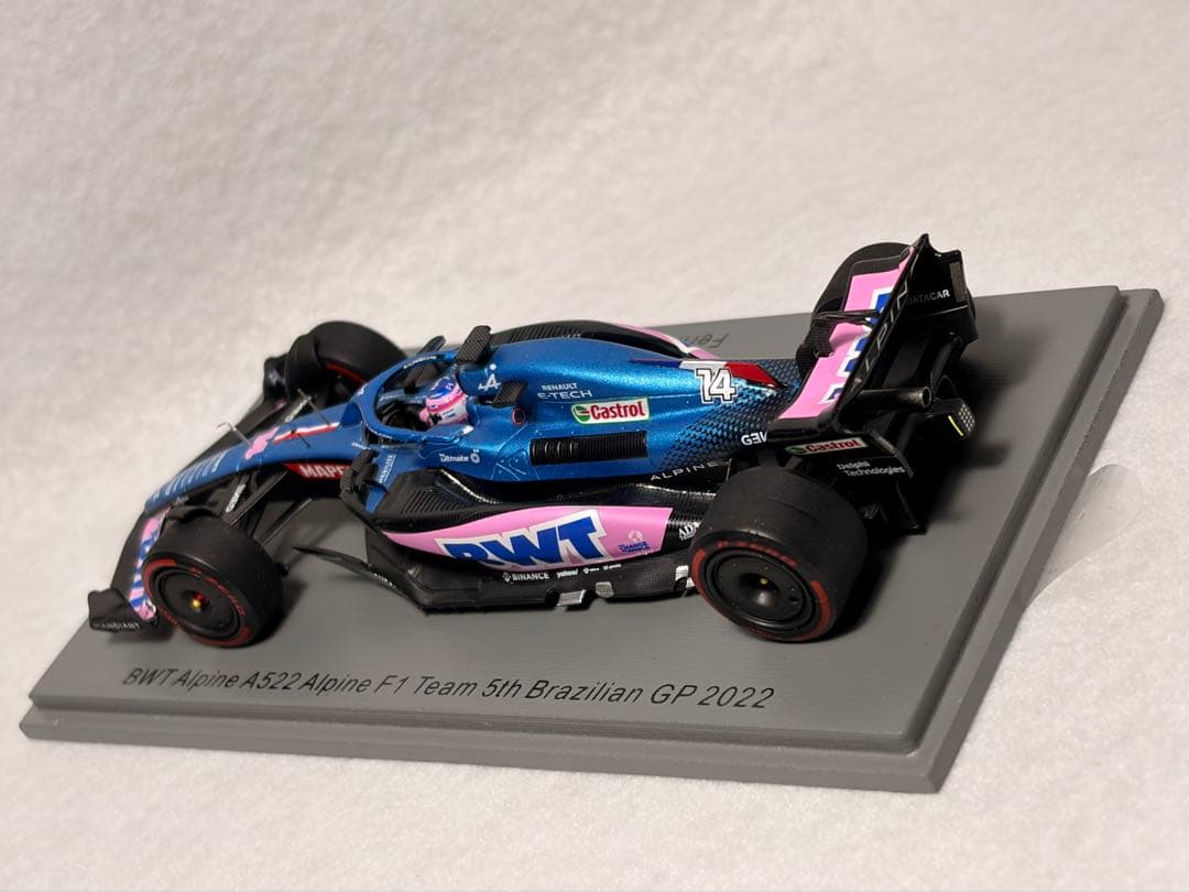 アルピーヌ Alpine A552 アロンソ　ブラジルGP 5位　直筆サイン入