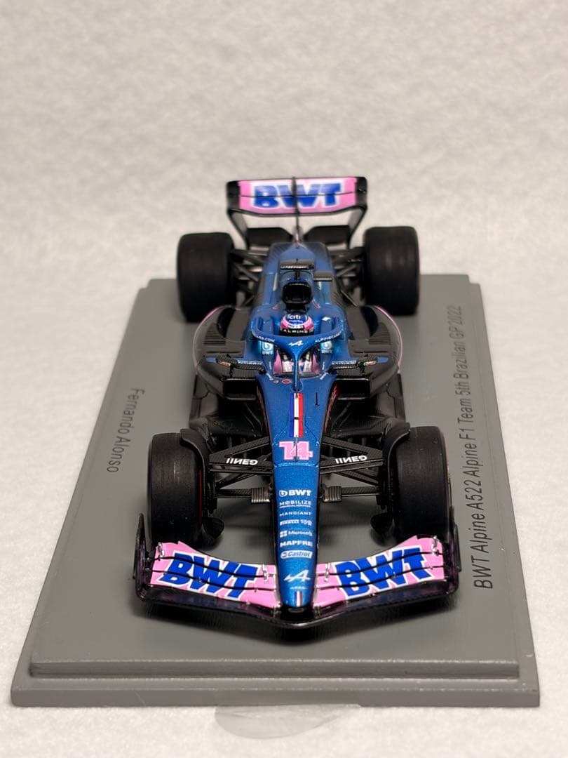 アルピーヌ Alpine A552 アロンソ　ブラジルGP 5位　直筆サイン入