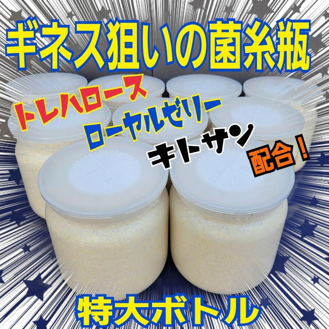 デカクなる極上菌糸瓶1500ml【5本】☆トレハロース、ローヤルゼリー強化配合！