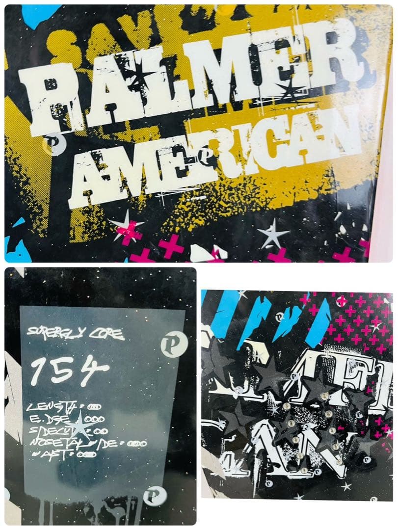 【良品】 Palmer パーマー American 154cm スノーボード