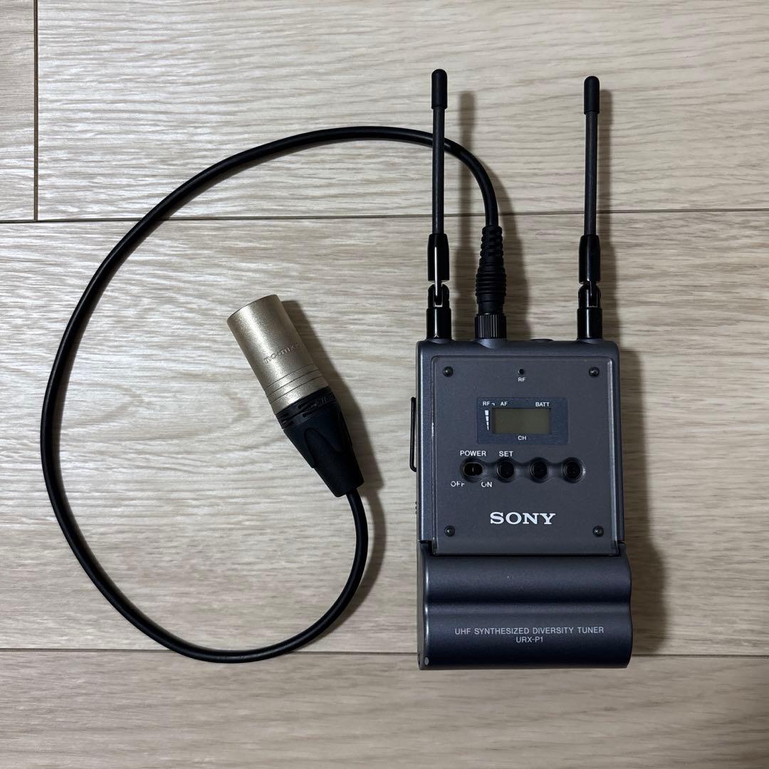 SONY 業務用ワイヤレスマイクシステム URX-P1 UTX-B1