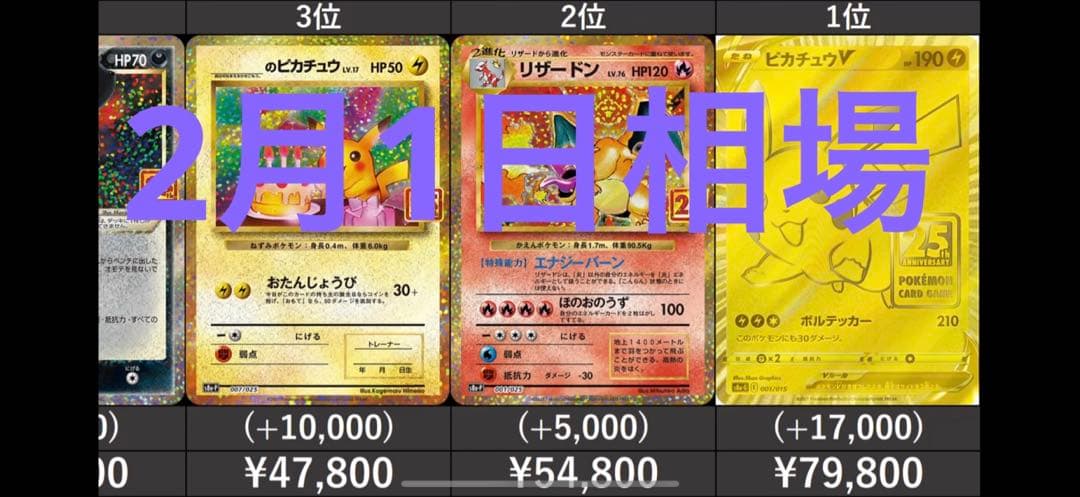 最安値　早い者勝　おたんじょうび　ピカチュウ 25th PSA9