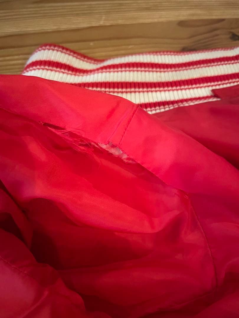 DESCENTE バイカラーリブ付きジャケット Oサイズ