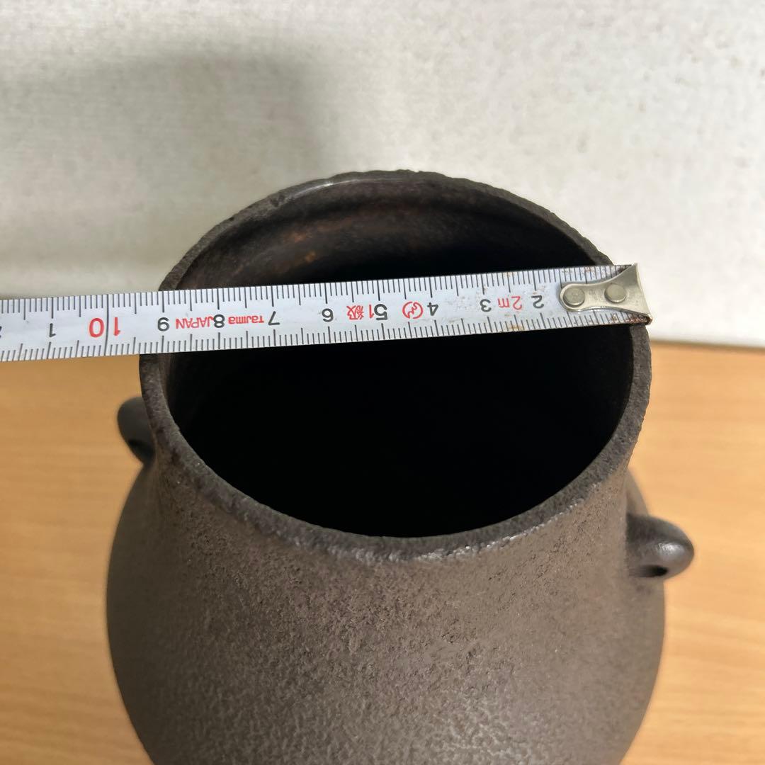 裏千家15世鵬雲斎大宗 『大鶴首釜』13代大西浄長造千家十職