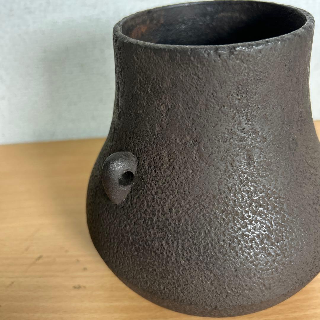 裏千家15世鵬雲斎大宗 『大鶴首釜』13代大西浄長造千家十職