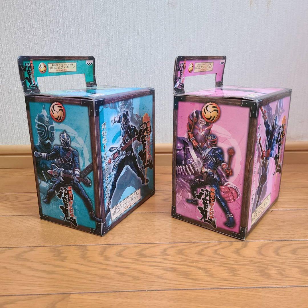 仮面ライダー響鬼組立式フィギュアまとめ売り