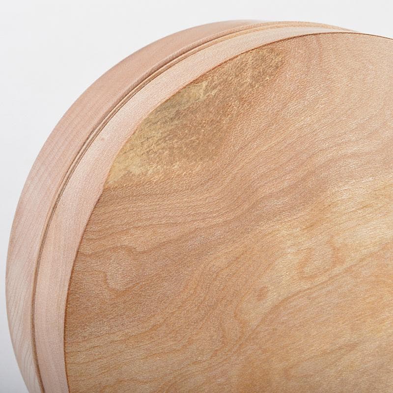 茶道具　彩戸造　高桐院楓古木使用　丸香合　紫野松長剛山極め箱　C　R5740