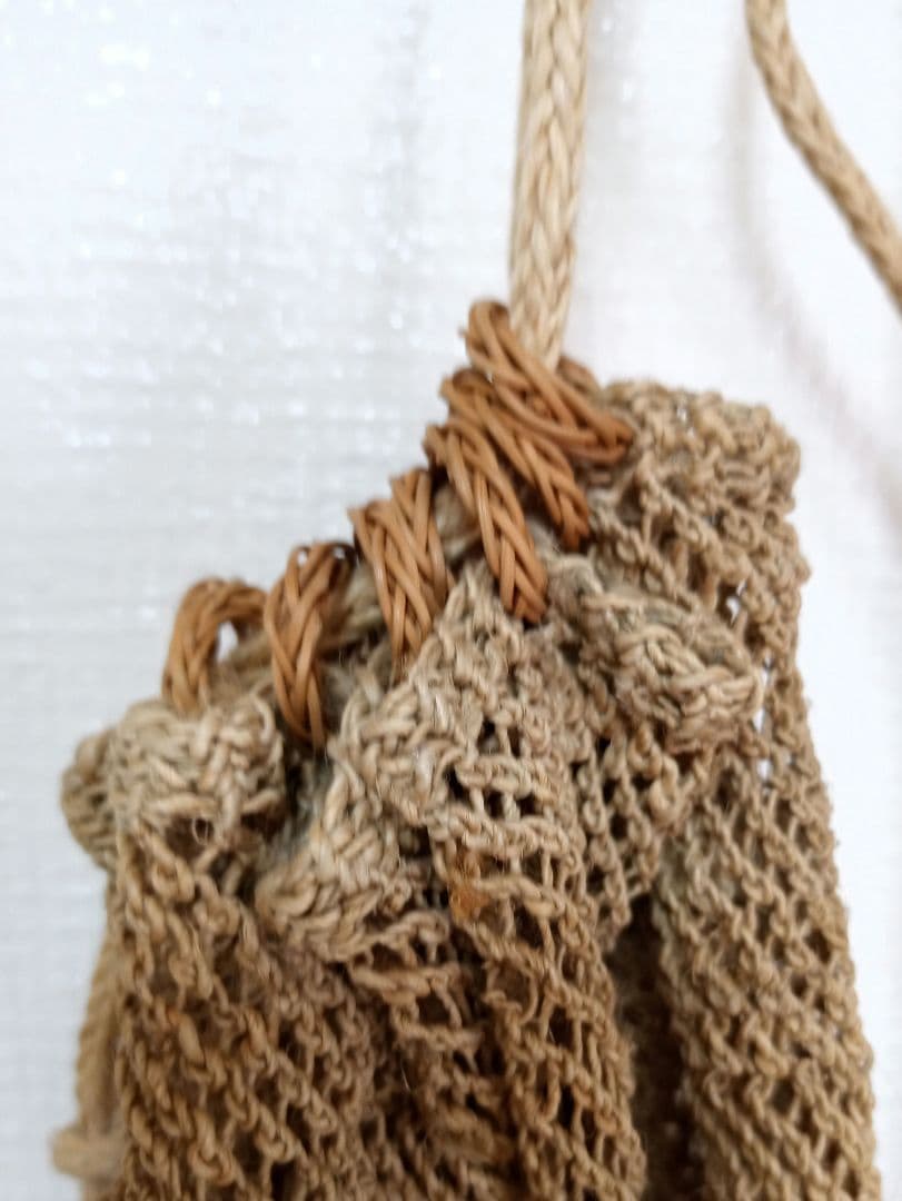 超希少！台湾パイワン族の首袋 (苧麻の背負い袋)