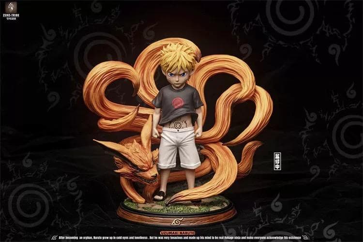 NARUTO -ナルト-疾風伝 ハイエンドバージョン 九尾ベース 彫刻フィギュア