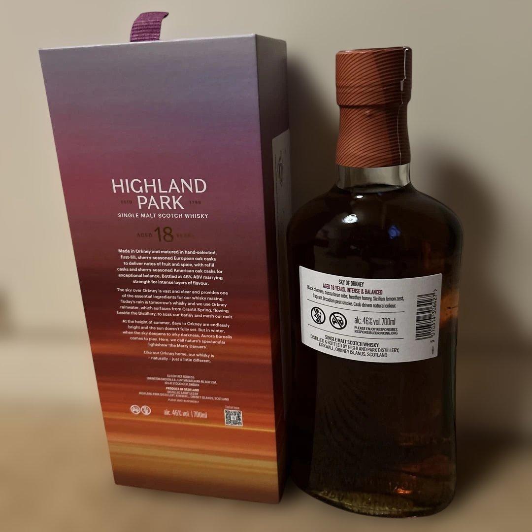 A*I様 HIGHLAND PARK 18年 シングルモルトウイスキー 700m