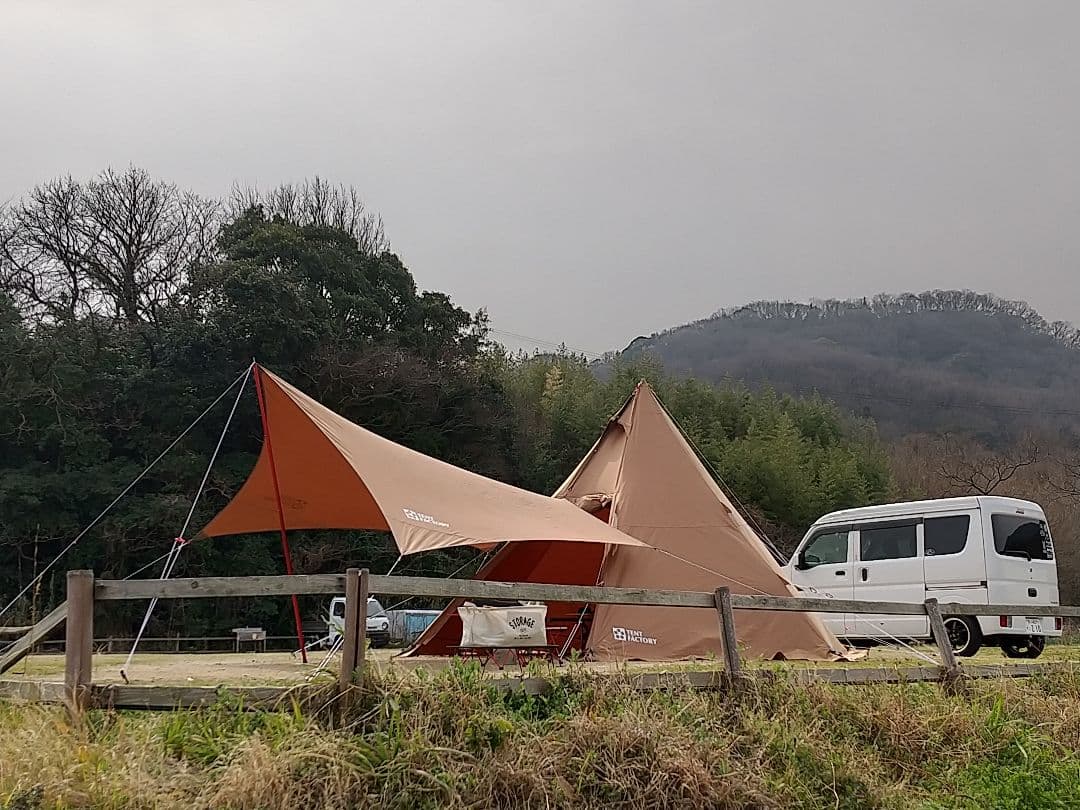 テントファクトリーワンポイントTCテント + ウィングタープTC ★美品★