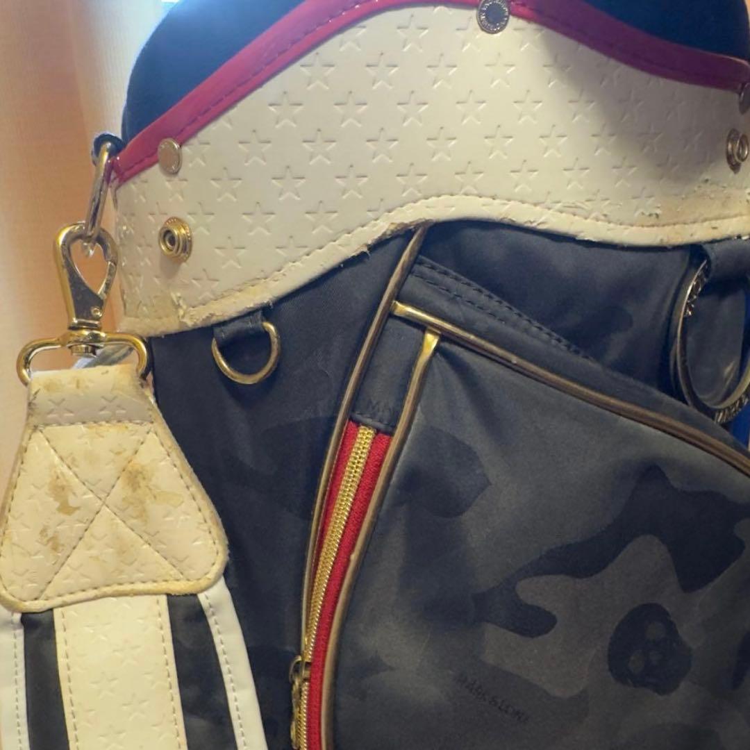 マークアンドロナ キャディバッグ 9型 マーク＆ロナ トリコ 迷彩 スタンド