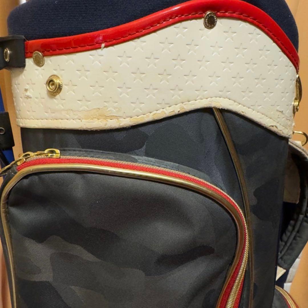 マークアンドロナ キャディバッグ 9型 マーク＆ロナ トリコ 迷彩 スタンド