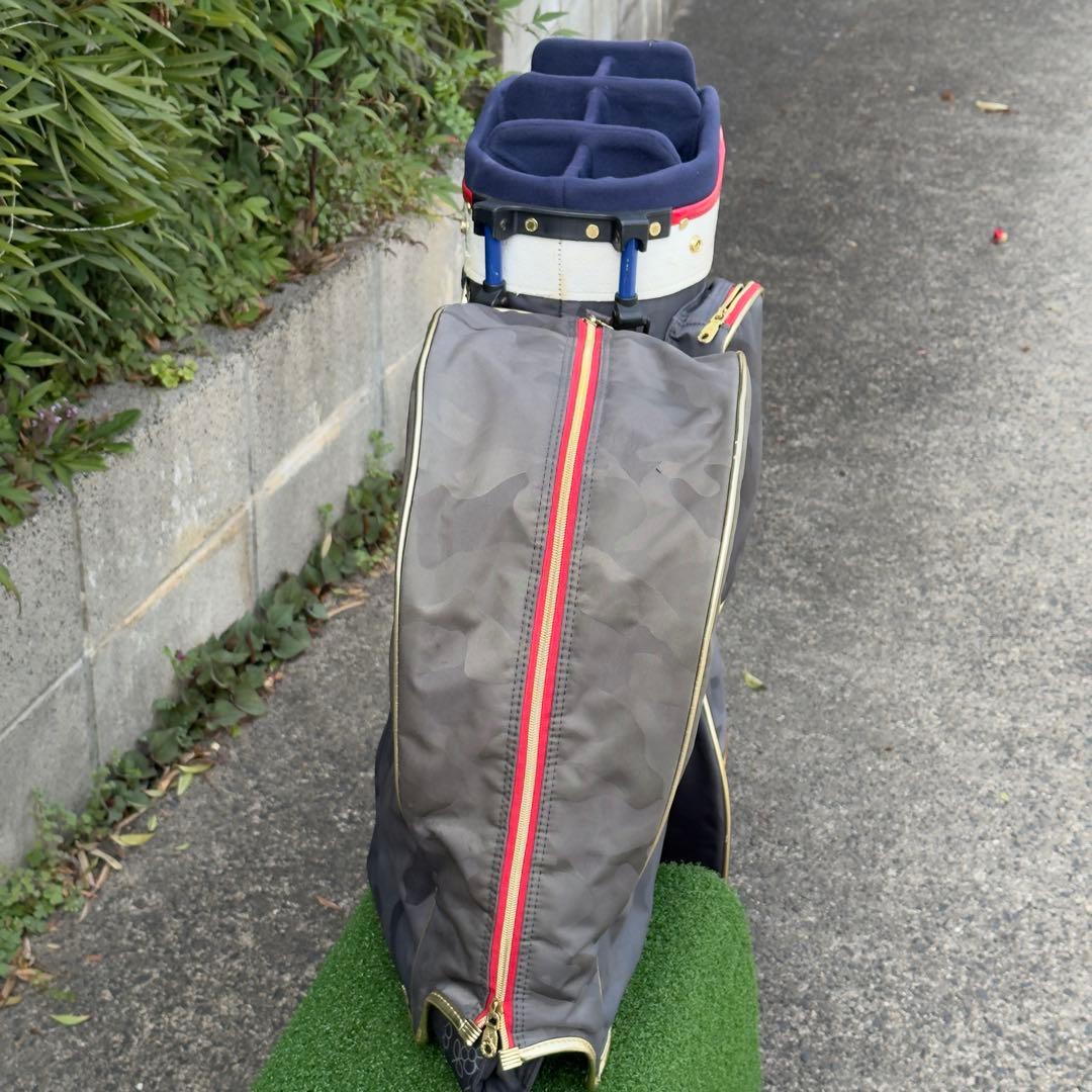 マークアンドロナ キャディバッグ 9型 マーク＆ロナ トリコ 迷彩 スタンド