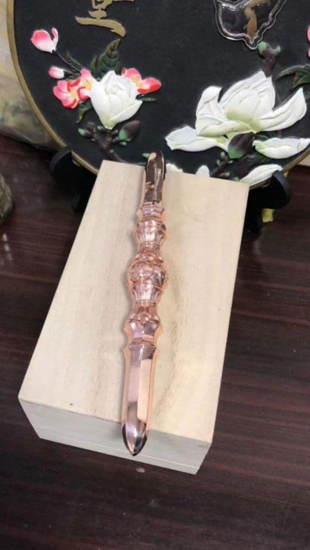 【修縁堂】密教法具 真言宗 明王 独鈷杵 金剛杵 四大明王種子字