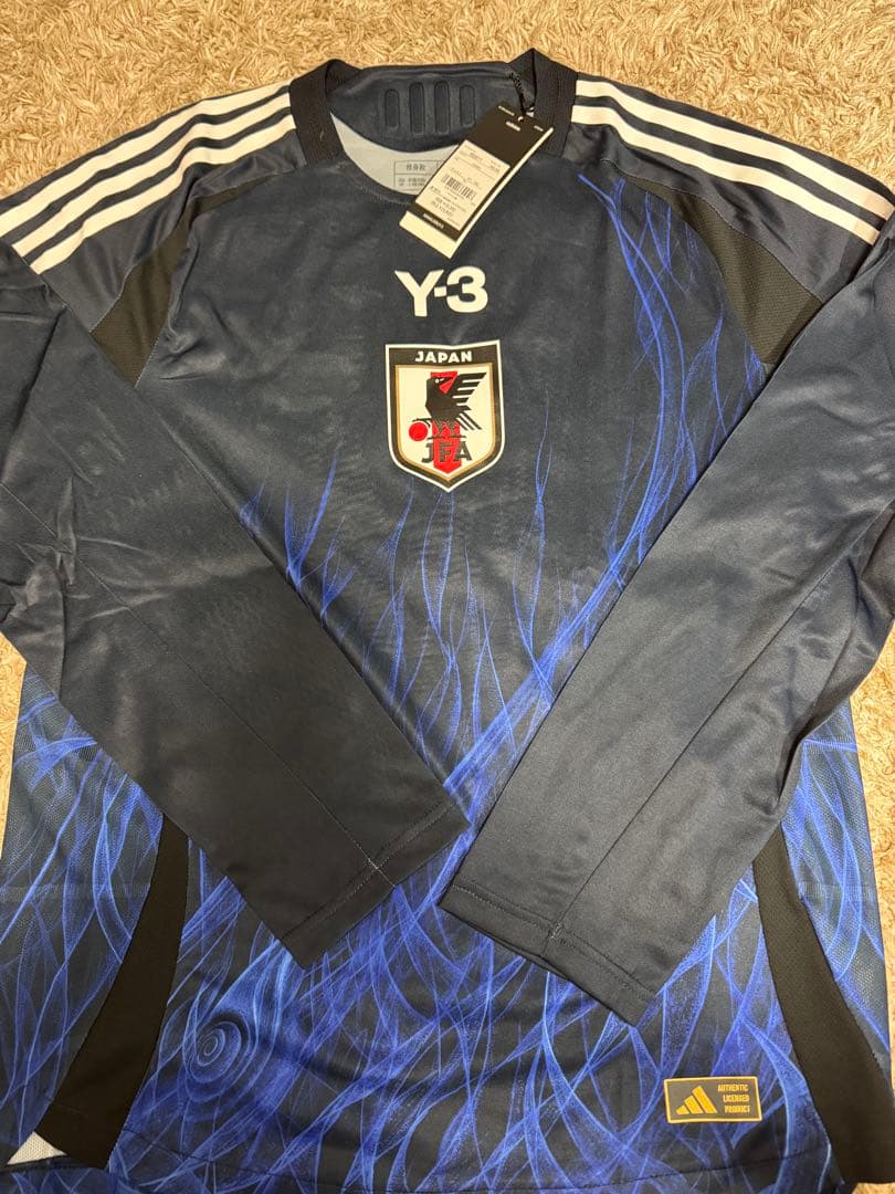 ス*ル様 正規品 Y-3 日本代表 オーセンティック 長袖 ユニホーム M