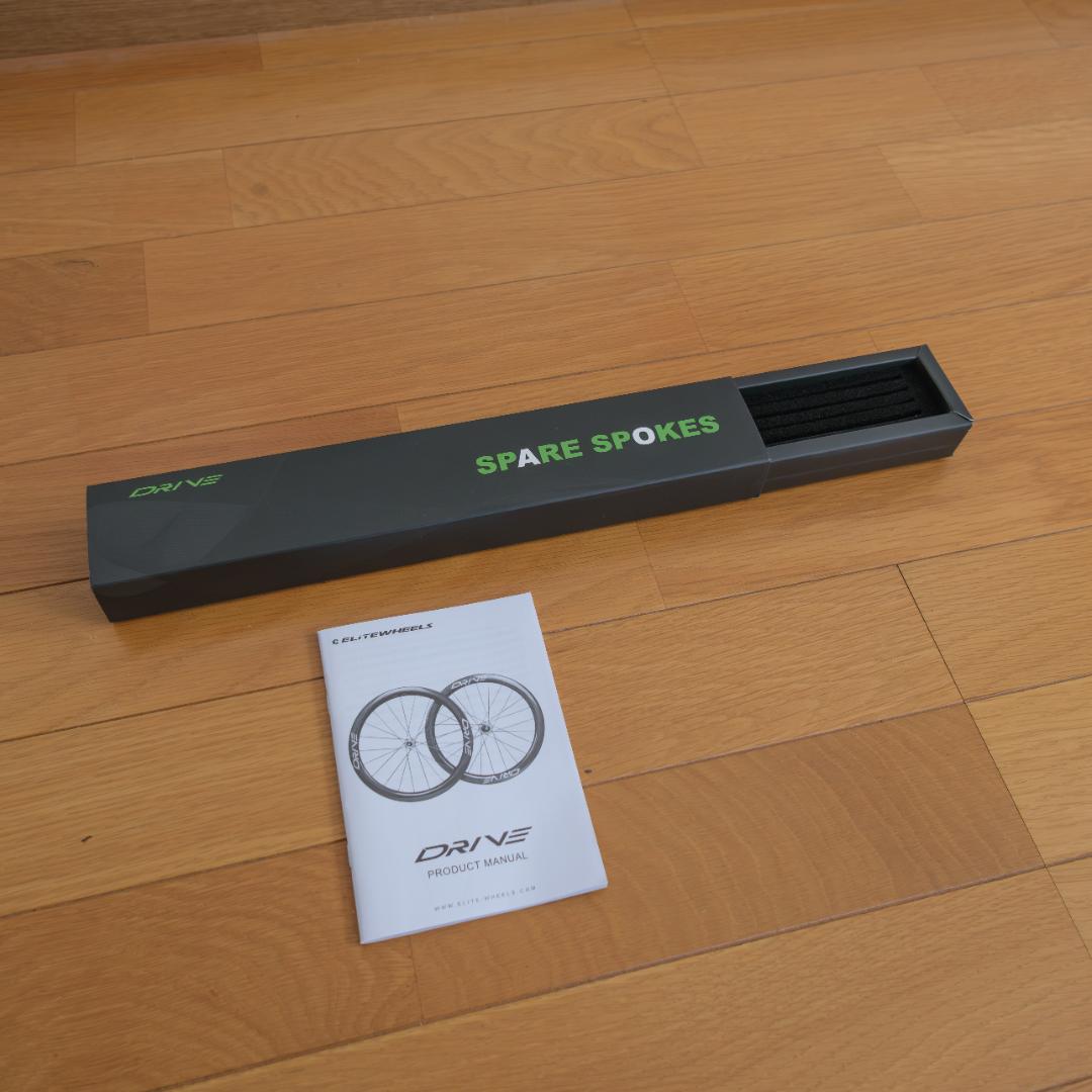 値下げ【美品】カーボンホイール Elitewheel Drive 50D