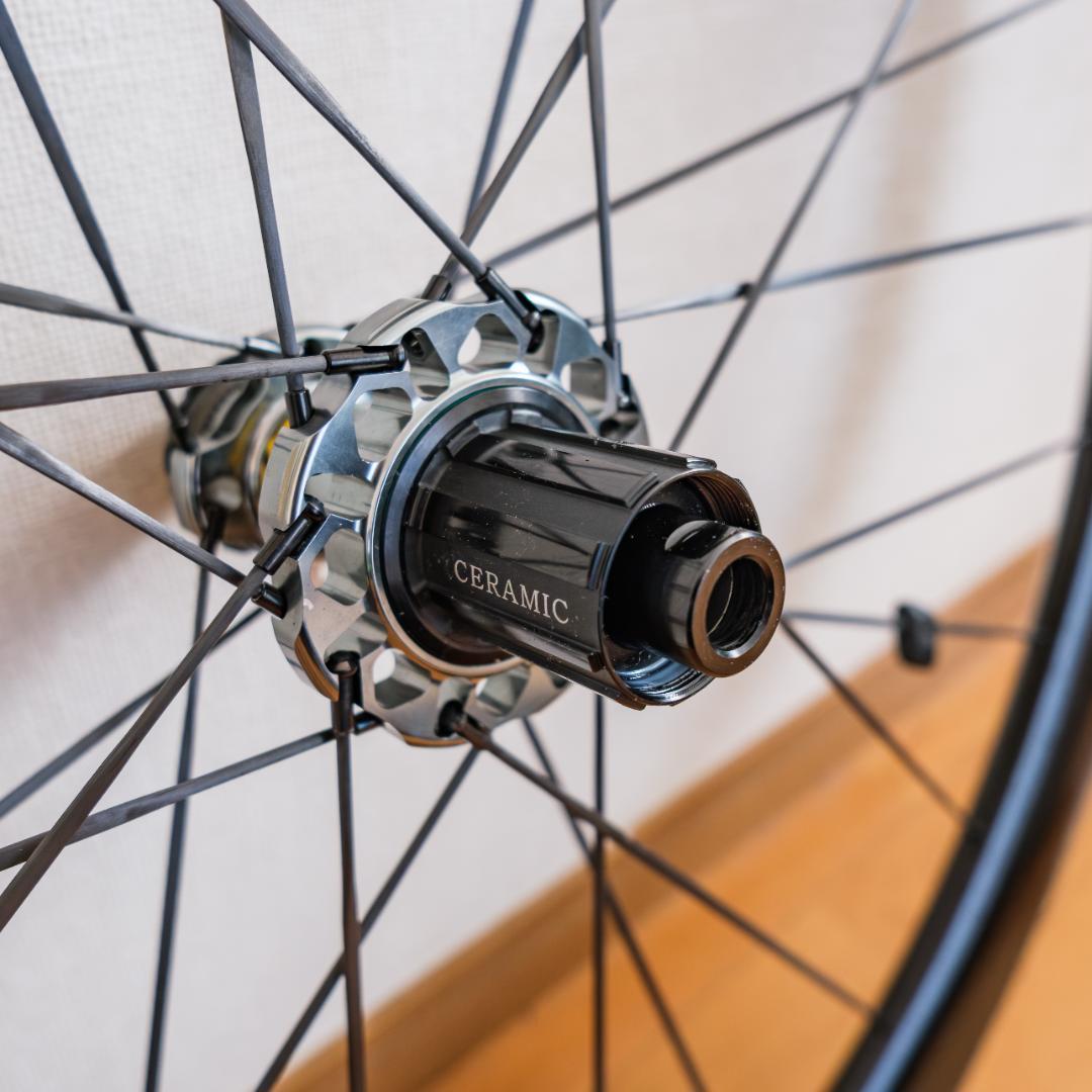 値下げ【美品】カーボンホイール Elitewheel Drive 50D