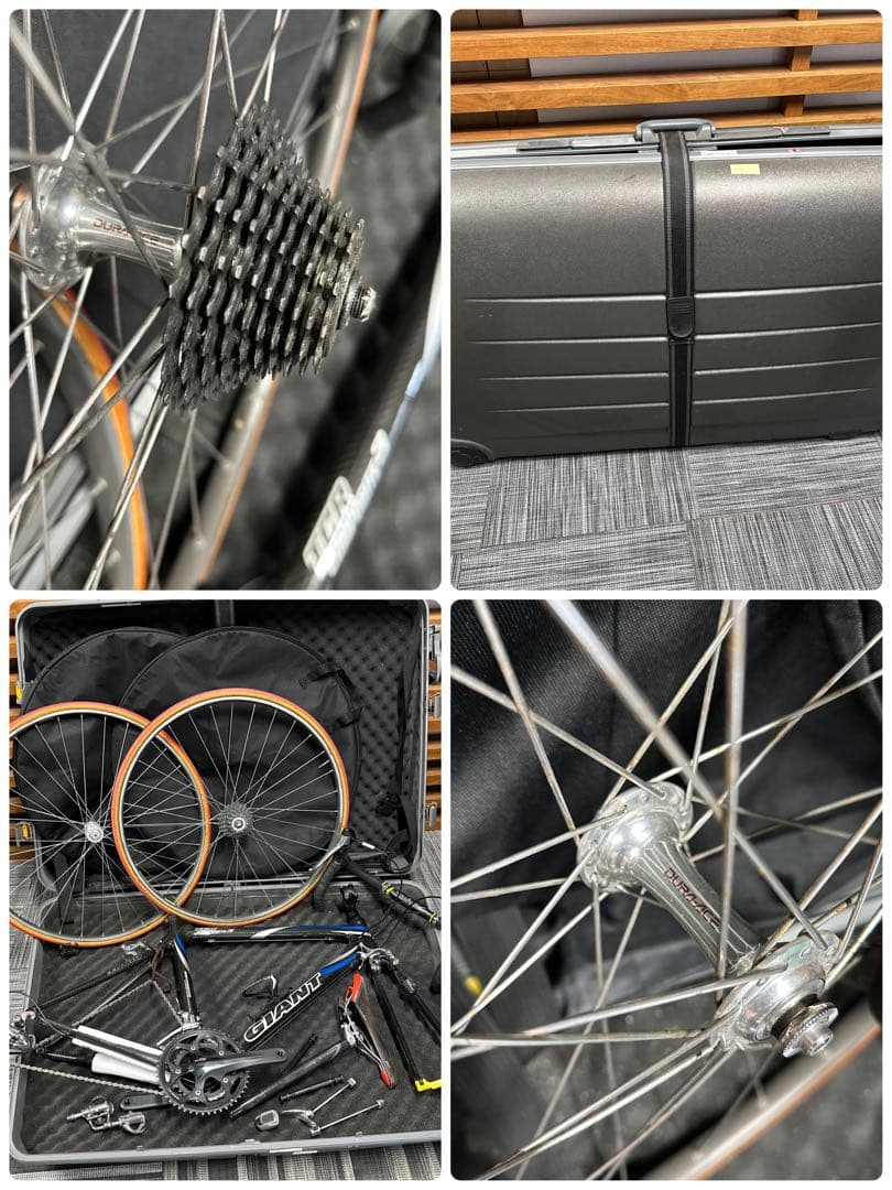 ◆ジャイアント◆ フルカーボン、105.デュラエース、軽量、極上、ケースおまけ、