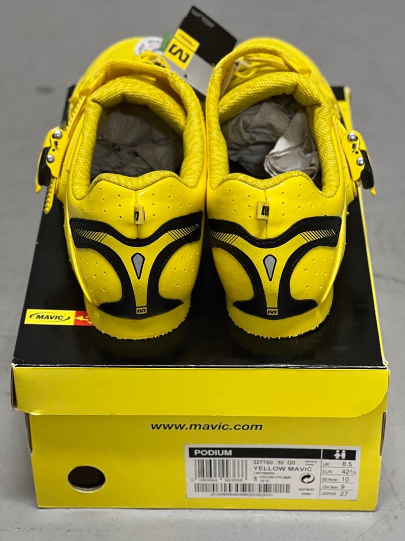 ウェア MAVIC CYCLING CYCLISME YELLOW MAVIC 27cm