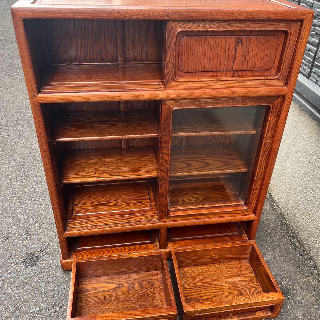 【送料込】茶箪笥　小タンス　レトロ　アンティーク　古道具　アンティーク家具