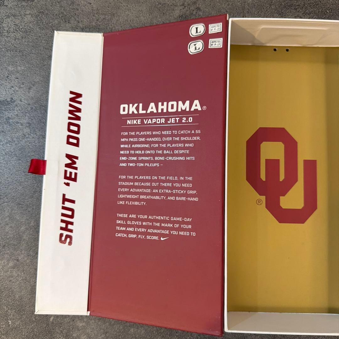 Nike Vapor Jet 2.0 Oklahoma グローブ L