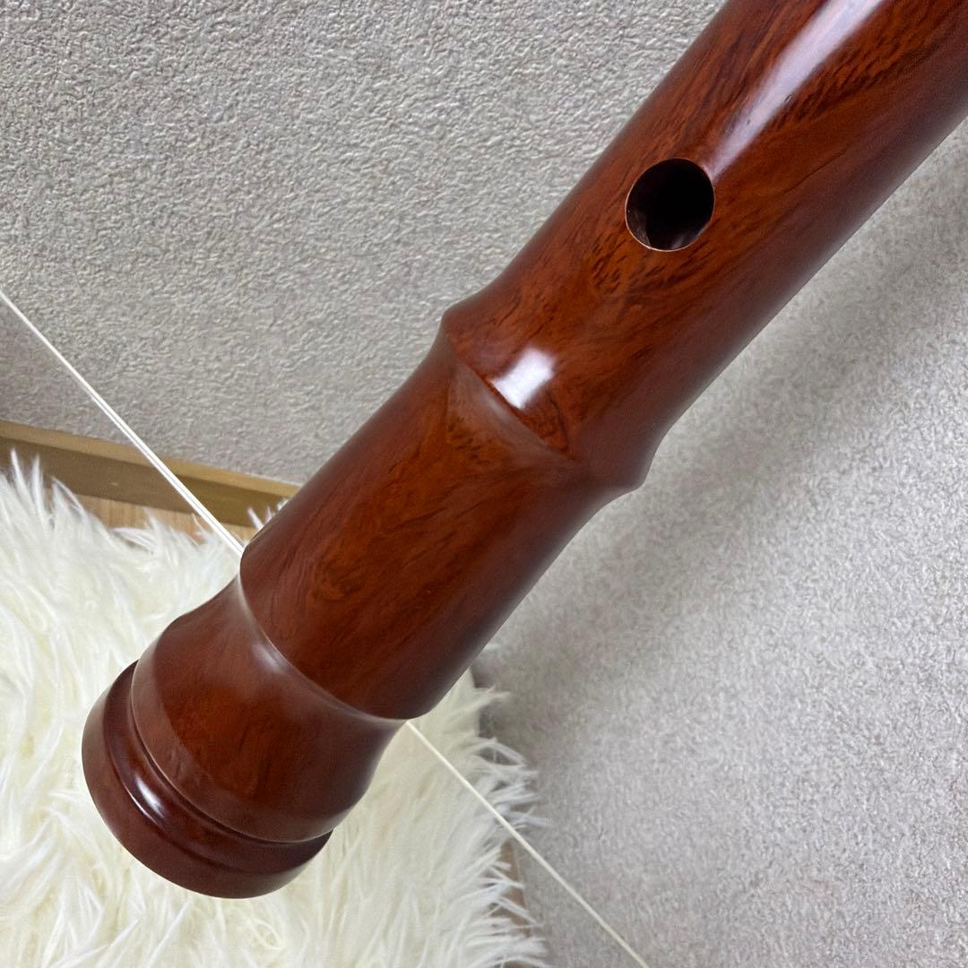 【極美品】尺八 銘あり 清風 1印 1尺8寸 5孔 銅三線