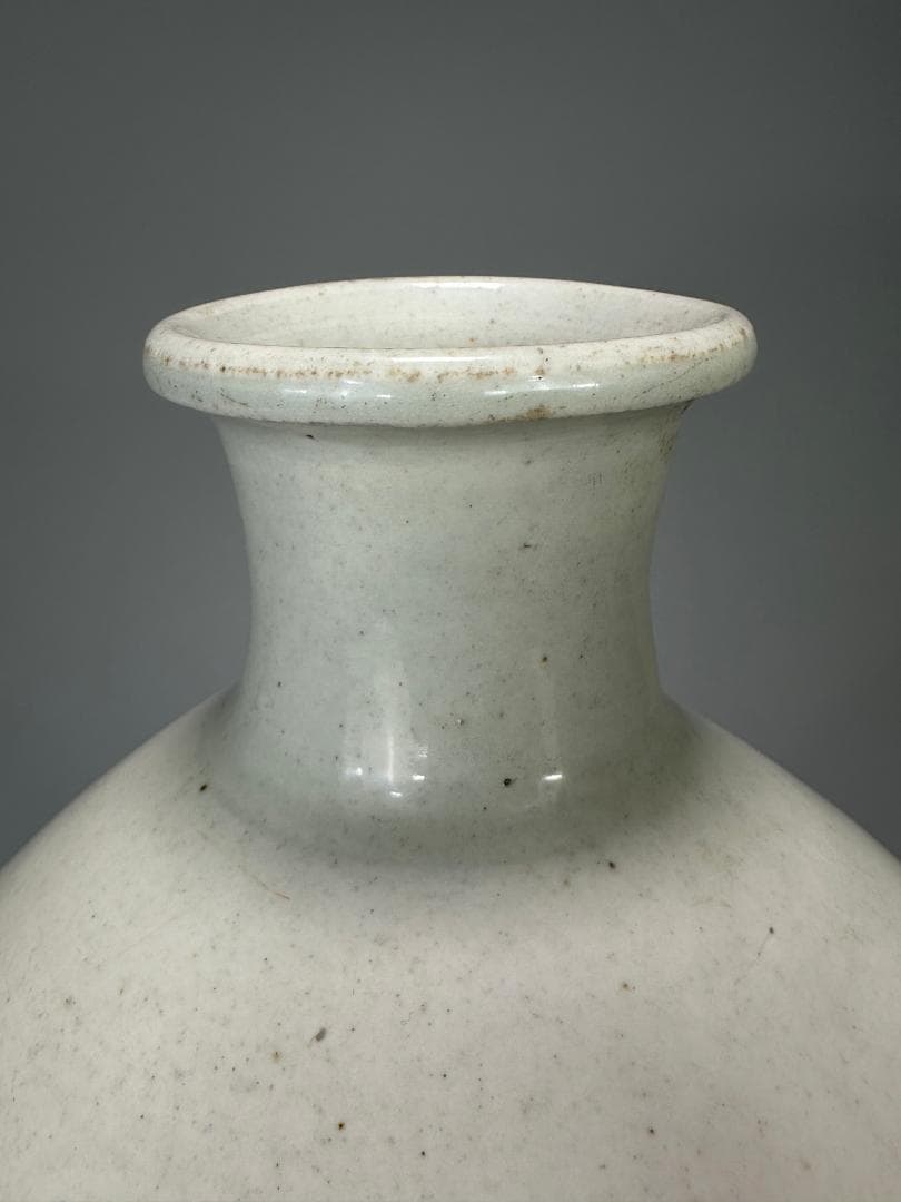 日本美術　白磁　伊万里　大徳利　花瓶　時代焼物