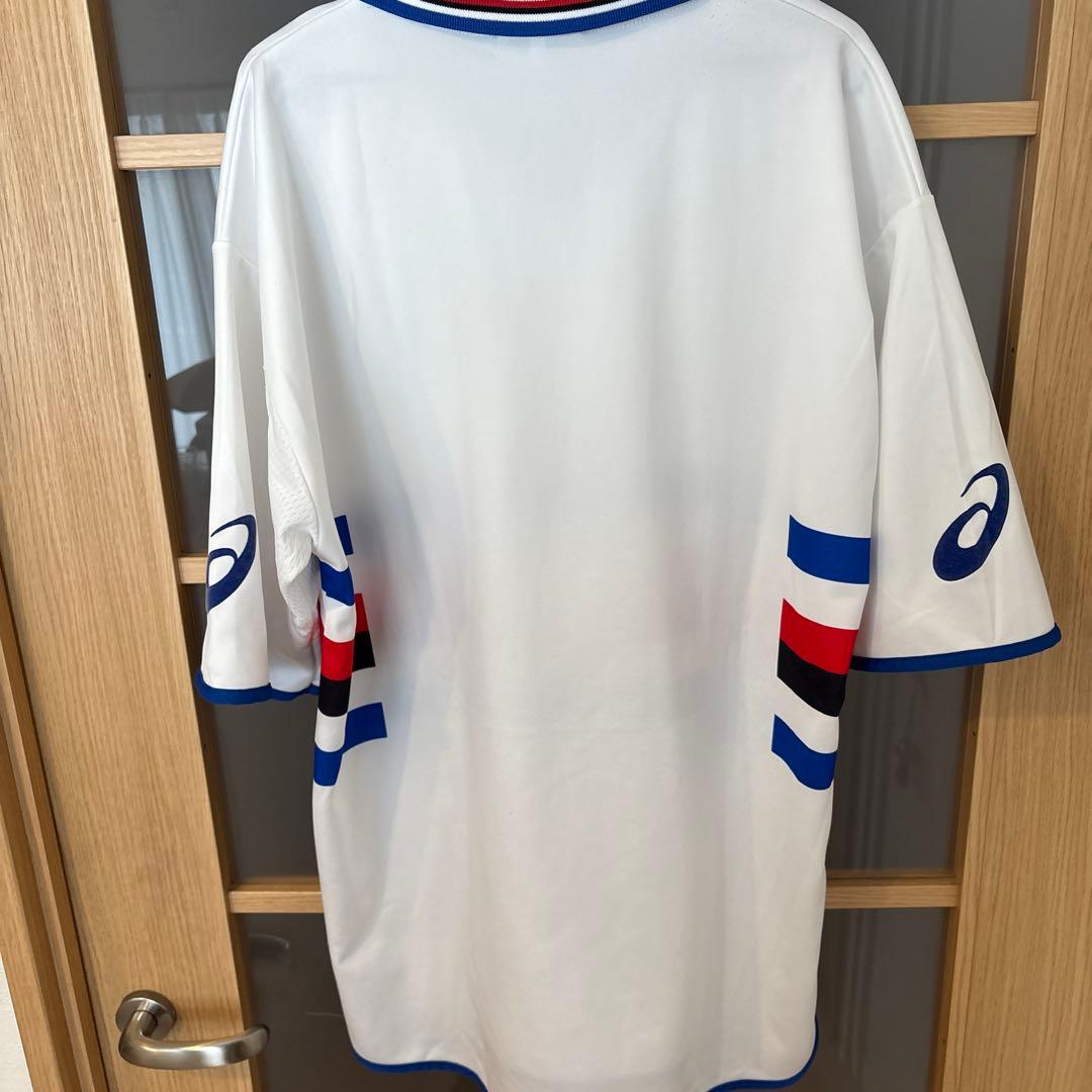 03ー04asics サンプドリア　アウェイユニフォーム