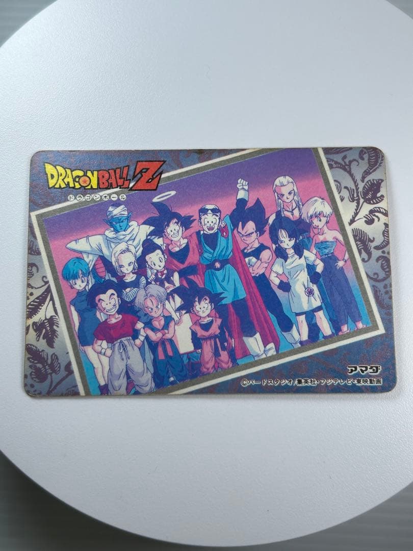 ドラゴンボールカードダス ダブルゴールドレーザーカード アマダ 悟空 ビーデル