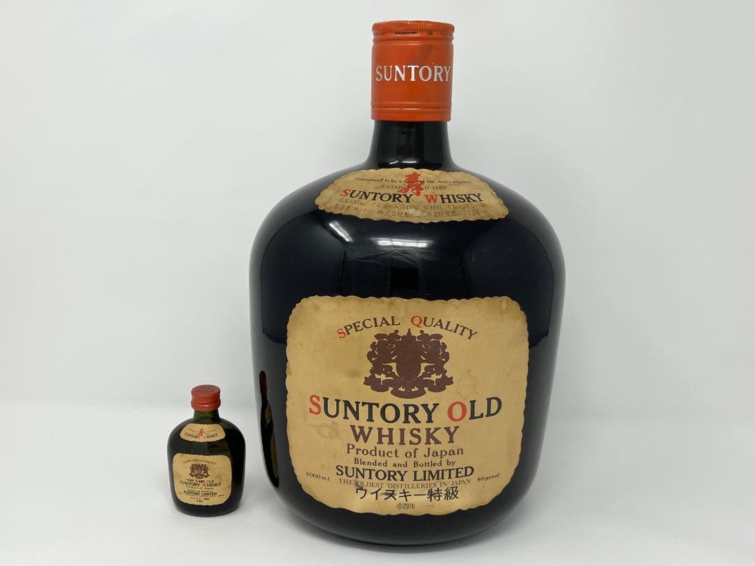 【限定品】サントリー オールド 4ℓ瓶 専用台座付き