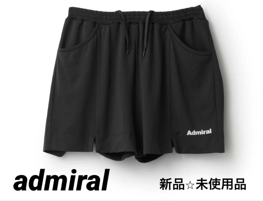 B♣︎Admiral 【新品タグ付き】2025SS ブラック ハーフパンツL