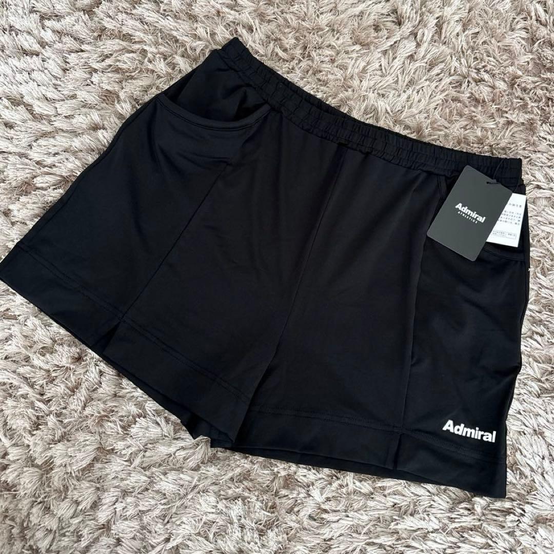 B♣︎Admiral 【新品タグ付き】2025SS ブラック ハーフパンツL