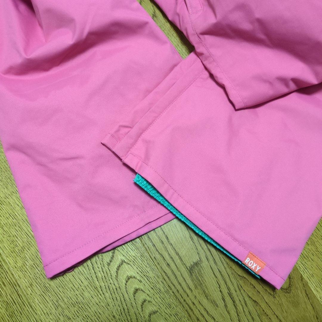 ROXY　スノボウェア　上下セット　Ｍ　ロゴ　総柄　カラフル　ピンク