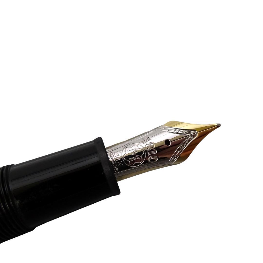 本物 美品■モンブラン■万年筆 マイスターシュテュック 太めモデル 14K M