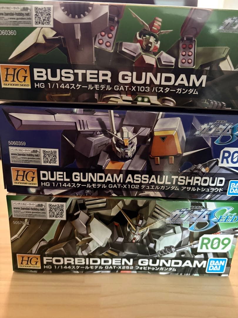 ラス〜　ガンプラHG SEEDまとめ売り6点
