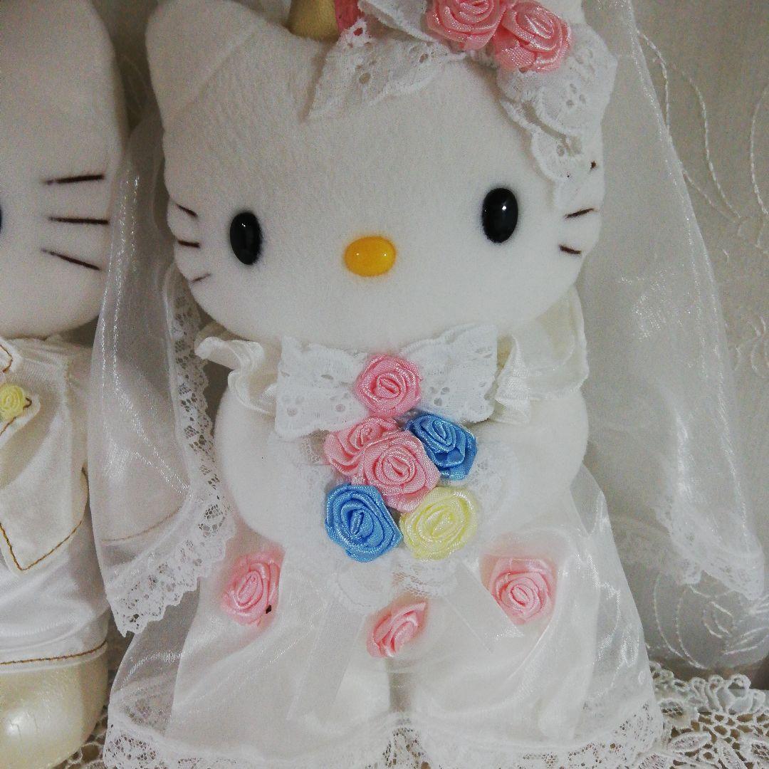 【激レア】ハローキティ　ウエディングドール ぬいぐるみ セット