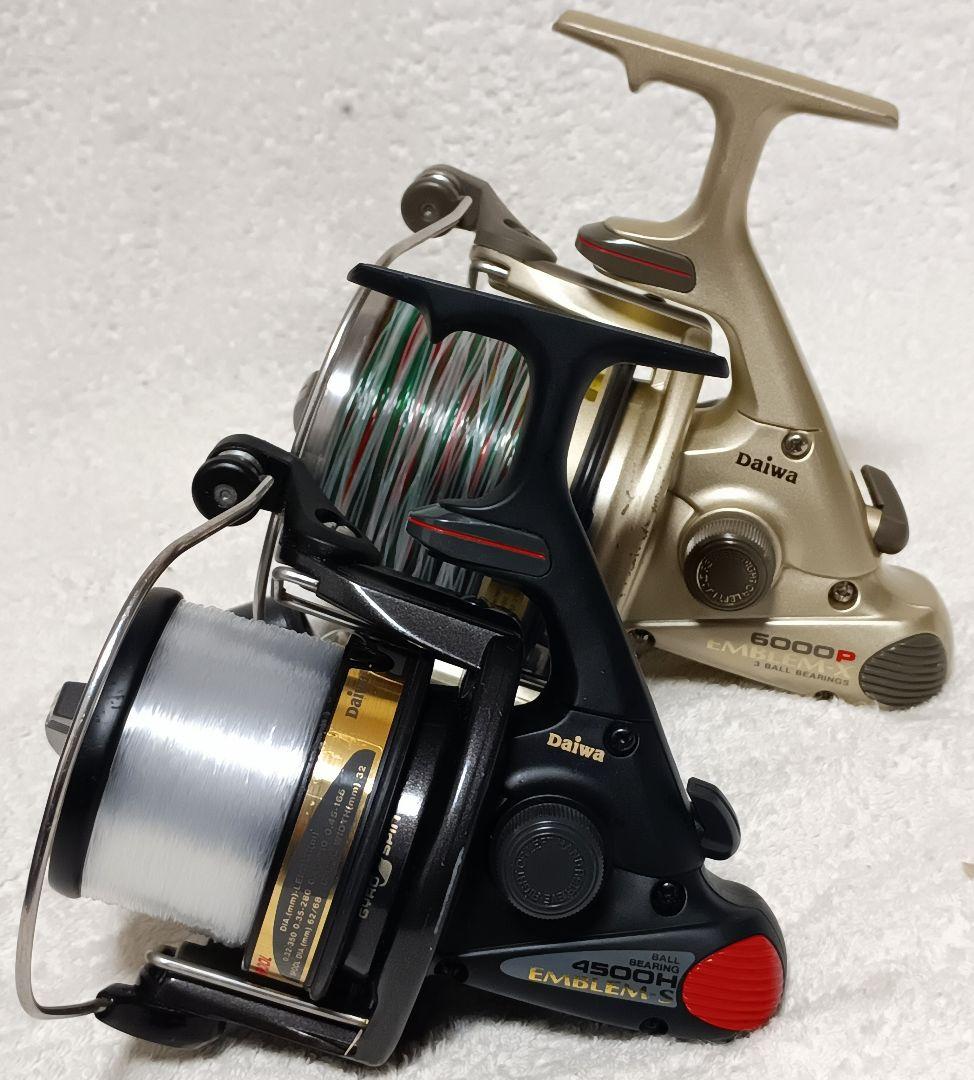 ダイワエンブレムX6000P&エンブレムS4500H遠投カゴ釣り専用リールまとめ