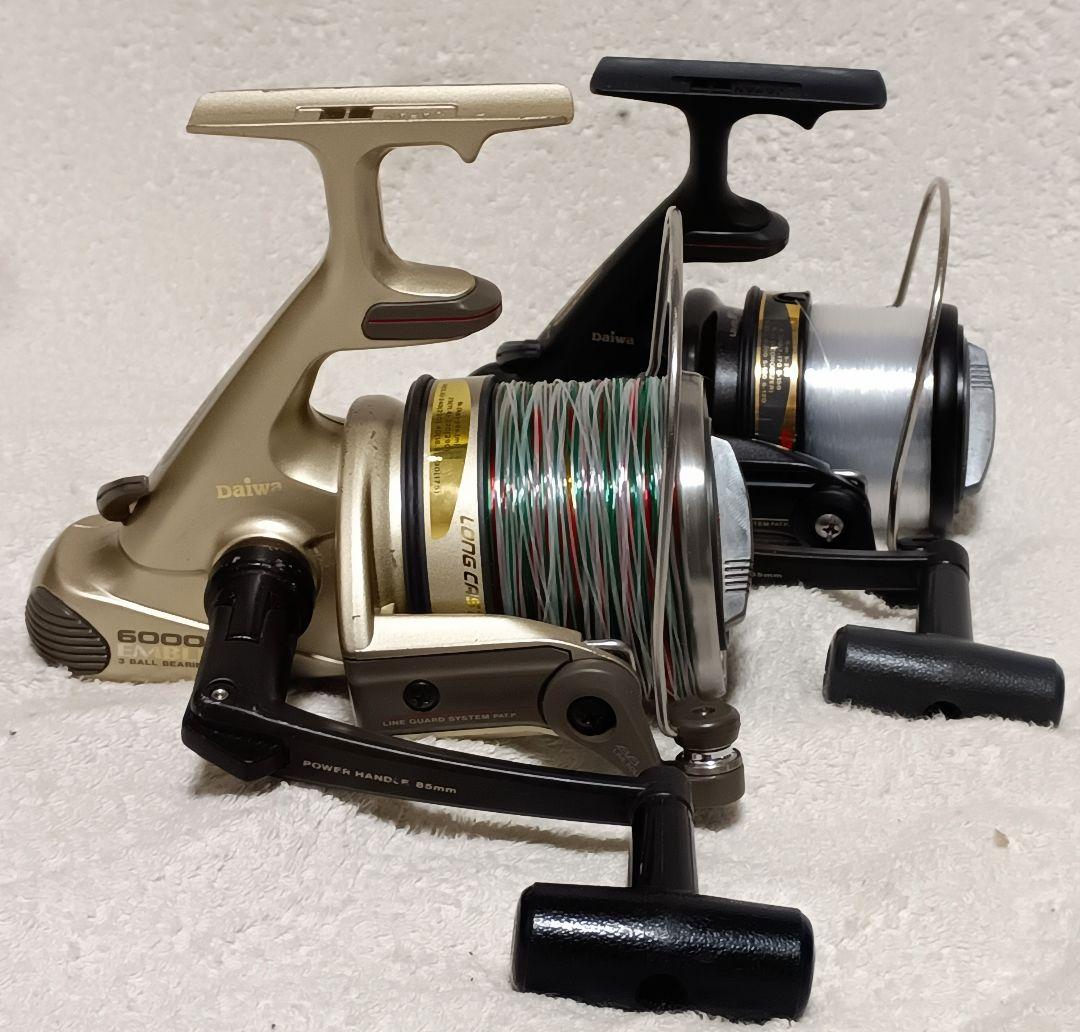 ダイワエンブレムX6000P&エンブレムS4500H遠投カゴ釣り専用リールまとめ