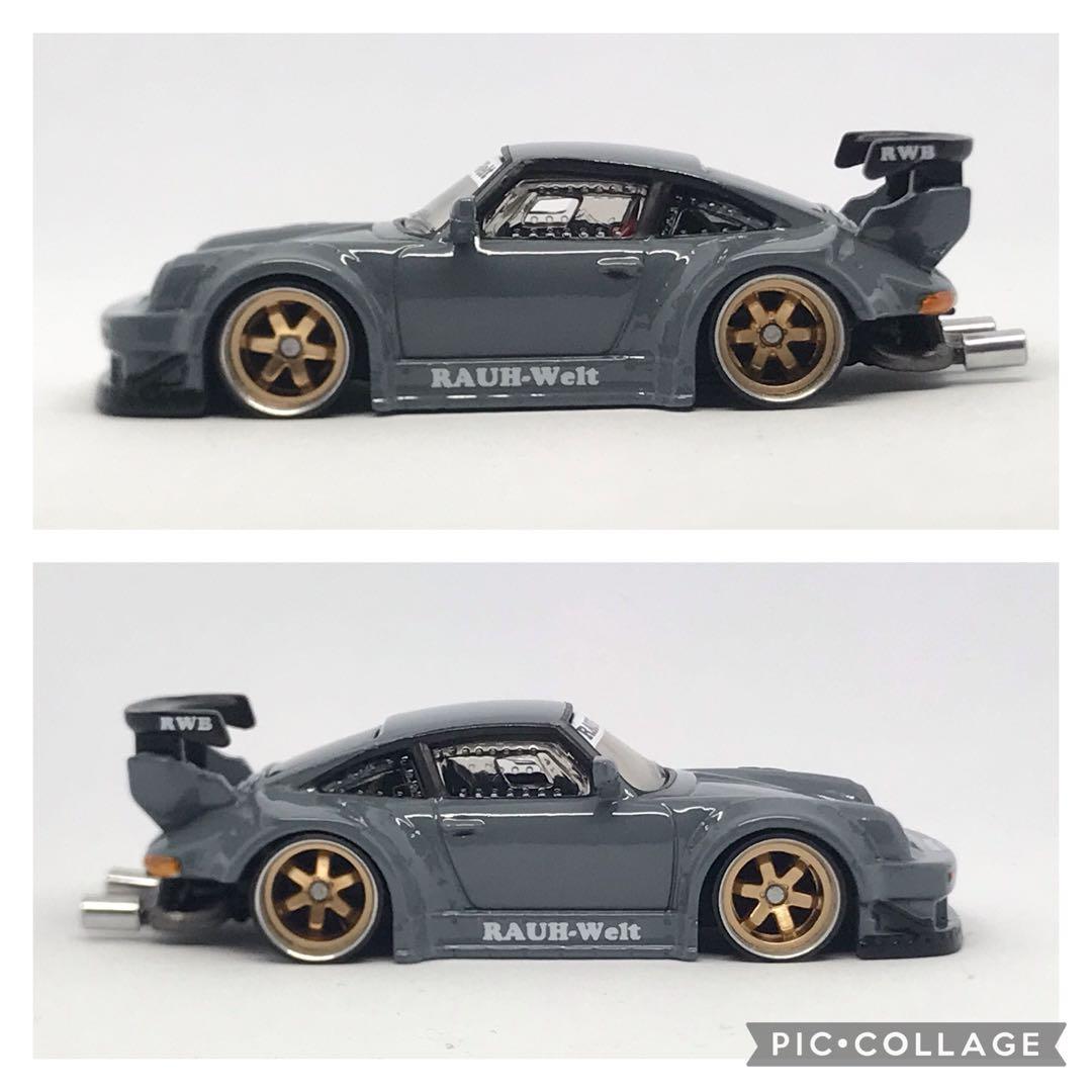 ホットウィール　ポルシェRWBトランスポートとポルシェRWBのカスタム