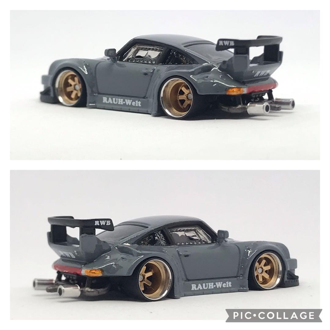 ホットウィール　ポルシェRWBトランスポートとポルシェRWBのカスタム