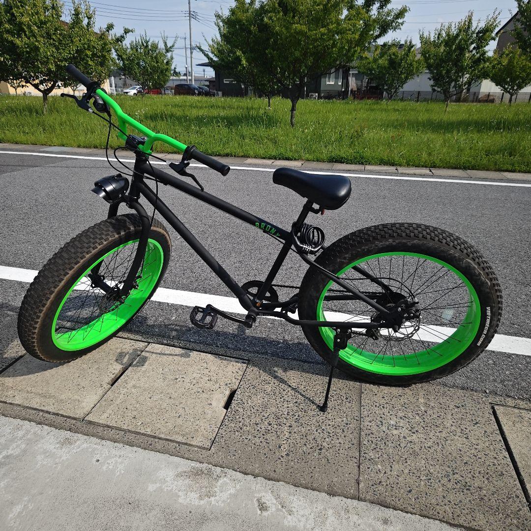 BRONX 4.0DD Matte Black/Lime 26インチ