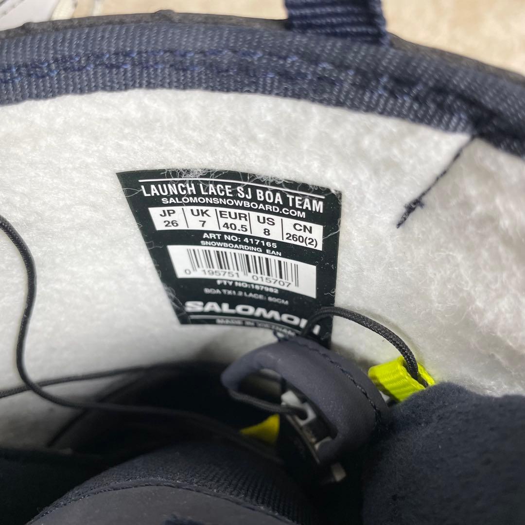 美品✨　SALOMON Launch Lace SJ BOA TEAM 26cm
